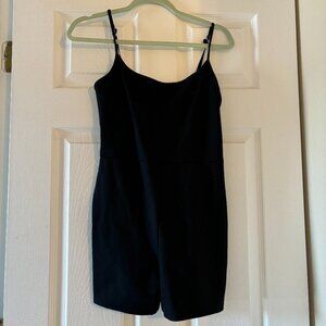 Abercombie Black One piece romper bodysuit size medium petite